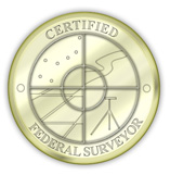Certified Federal Surveyor seal